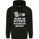 Christian Pioneer Mode Funny Christianity Mens 80% Cotton Hoodie Black