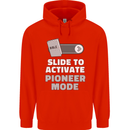 Christian Pioneer Mode Funny Christianity Mens 80% Cotton Hoodie Bright Red