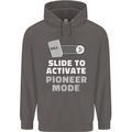 Christian Pioneer Mode Funny Christianity Mens 80% Cotton Hoodie Charcoal