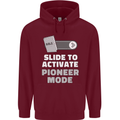 Christian Pioneer Mode Funny Christianity Mens 80% Cotton Hoodie Maroon