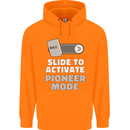 Christian Pioneer Mode Funny Christianity Mens 80% Cotton Hoodie Orange