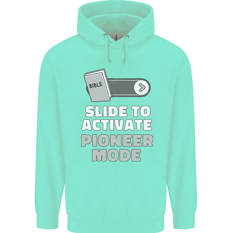 Christian Pioneer Mode Funny Christianity Mens 80% Cotton Hoodie Peppermint