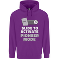 Christian Pioneer Mode Funny Christianity Mens 80% Cotton Hoodie Purple