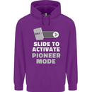 Christian Pioneer Mode Funny Christianity Mens 80% Cotton Hoodie Purple