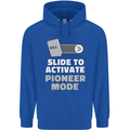 Christian Pioneer Mode Funny Christianity Mens 80% Cotton Hoodie Royal Blue