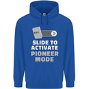 Christian Pioneer Mode Funny Christianity Mens 80% Cotton Hoodie Royal Blue