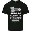 Christian Pioneer Mode Funny Christianity Mens Cotton T-Shirt Tee Top Black