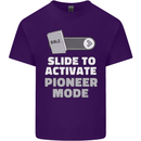 Christian Pioneer Mode Funny Christianity Mens Cotton T-Shirt Tee Top Purple