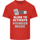 Christian Pioneer Mode Funny Christianity Mens Cotton T-Shirt Tee Top Red