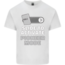 Christian Pioneer Mode Funny Christianity Mens Cotton T-Shirt Tee Top White