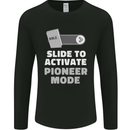 Christian Pioneer Mode Funny Christianity Mens Long Sleeve T-Shirt Black