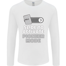 Christian Pioneer Mode Funny Christianity Mens Long Sleeve T-Shirt White