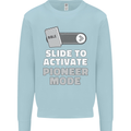 Christian Pioneer Mode Funny Christianity Mens Sweatshirt Jumper Light Blue