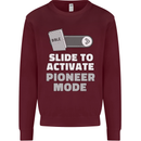 Christian Pioneer Mode Funny Christianity Mens Sweatshirt Jumper Maroon