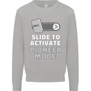 Christian Pioneer Mode Funny Christianity Mens Sweatshirt Jumper Sports Grey