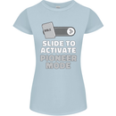 Christian Pioneer Mode Funny Christianity Womens Petite Cut T-Shirt Light Blue