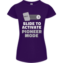 Christian Pioneer Mode Funny Christianity Womens Petite Cut T-Shirt Purple