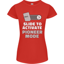 Christian Pioneer Mode Funny Christianity Womens Petite Cut T-Shirt Red