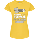 Christian Pioneer Mode Funny Christianity Womens Petite Cut T-Shirt Yellow