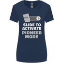 Christian Pioneer Mode Funny Christianity Womens Wider Cut T-Shirt Navy Blue