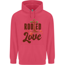 Christian Rooted in Love Christianity Jesus Childrens Kids Hoodie Heliconia
