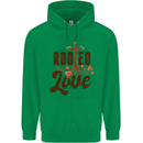 Christian Rooted in Love Christianity Jesus Childrens Kids Hoodie Irish Green