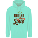 Christian Rooted in Love Christianity Jesus Childrens Kids Hoodie Peppermint