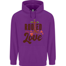 Christian Rooted in Love Christianity Jesus Childrens Kids Hoodie Purple