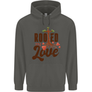 Christian Rooted in Love Christianity Jesus Childrens Kids Hoodie Storm Grey