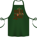Christian Rooted in Love Christianity Jesus Cotton Apron 100% Organic Forest Green