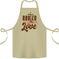 Christian Rooted in Love Christianity Jesus Cotton Apron 100% Organic Khaki
