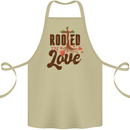 Christian Rooted in Love Christianity Jesus Cotton Apron 100% Organic Khaki