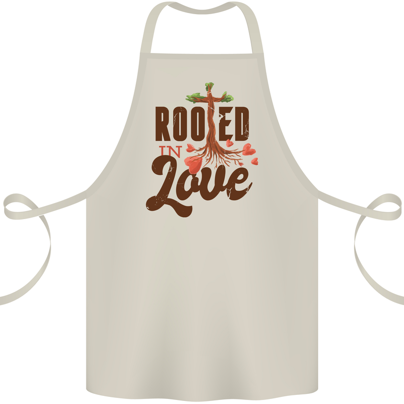 Christian Rooted in Love Christianity Jesus Cotton Apron 100% Organic Natural