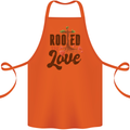 Christian Rooted in Love Christianity Jesus Cotton Apron 100% Organic Orange