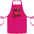 Christian Rooted in Love Christianity Jesus Cotton Apron 100% Organic Pink