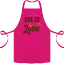 Christian Rooted in Love Christianity Jesus Cotton Apron 100% Organic Pink