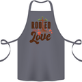 Christian Rooted in Love Christianity Jesus Cotton Apron 100% Organic Steel