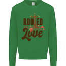 Christian Rooted in Love Christianity Jesus Kids Sweatshirt Jumper Irish Green