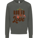 Christian Rooted in Love Christianity Jesus Kids Sweatshirt Jumper Storm Grey