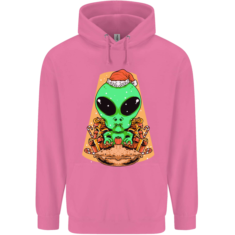 Christmas Alien UFO Santa Space Ship Funny Childrens Kids Hoodie Azalea