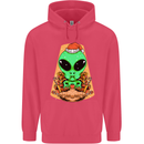 Christmas Alien UFO Santa Space Ship Funny Childrens Kids Hoodie Heliconia