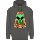 Christmas Alien UFO Santa Space Ship Funny Childrens Kids Hoodie Storm Grey