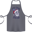 Christmas Bah Humbug Skull Scrouge Cotton Apron 100% Organic Steel