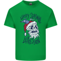 Christmas Bah Humbug Skull Scrouge Mens Cotton T-Shirt Tee Top Irish Green