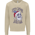 Christmas Bah Humbug Skull Scrouge Mens Sweatshirt Jumper Sand