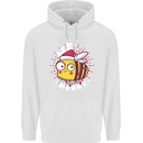 Christmas Bee Merry Funny Novelty Childrens Kids Hoodie White