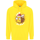 Christmas Bee Merry Funny Novelty Childrens Kids Hoodie Yellow