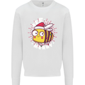 Christmas Bee Merry Funny Novelty Mens Sweatshirt Jumper White