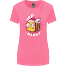 Christmas Bee Merry Funny Novelty Womens Wider Cut T-Shirt Azalea