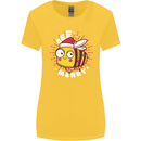Christmas Bee Merry Funny Novelty Womens Wider Cut T-Shirt Yellow